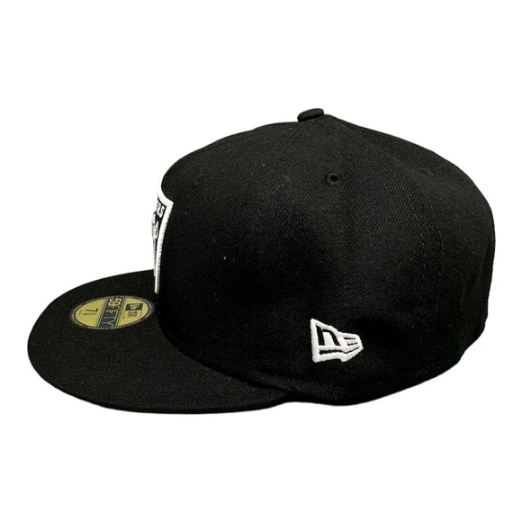 New Era 59FIFTY Fitted Las Vegas‎ Oakland Raiders Team Basics Men's Hat 7-5/8 - Picture 6 of 7